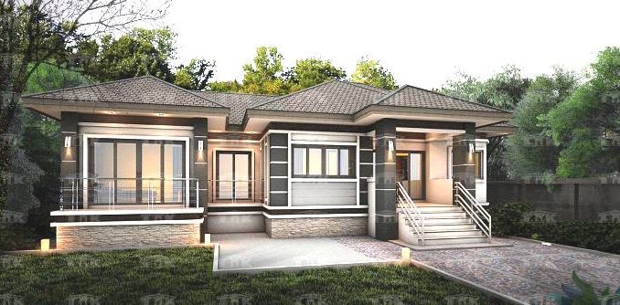 Whopping Five Bedroom Bungalow Ulric Home, Five Bedroom House Plans